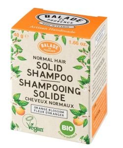 Solid Shampoo Normal Hair Orange Blossom BIO, 40 g